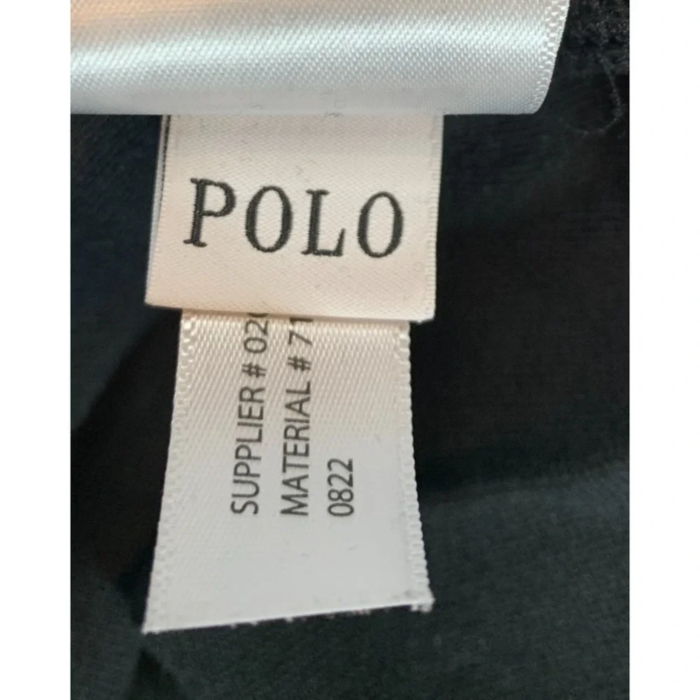 Polo Ralph Lauren Men's Size 4XLT Black Mock Neck 1/4 Zip Pullover NWT